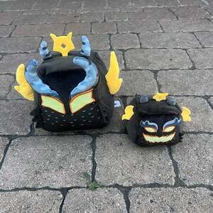 Roblox Blox Fruits Dragon Deluxe 8" & 4” Plush Toy Bundle